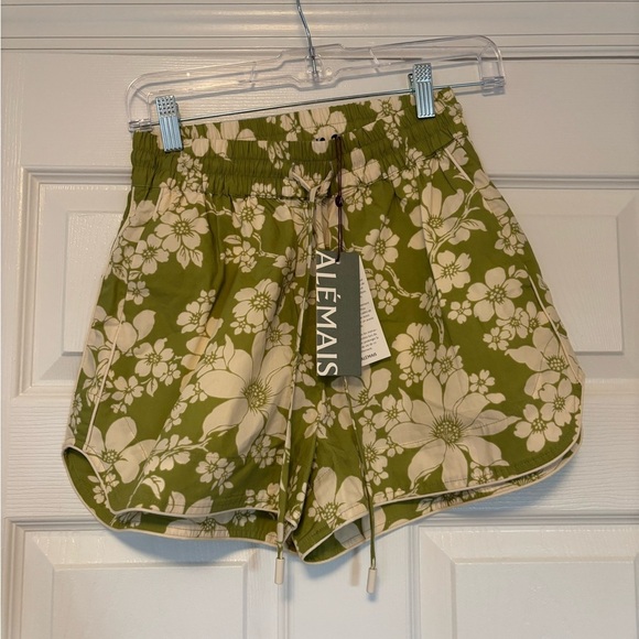 Alemais Leisa Floral Cotton Wide-Leg Shorts UK 4/US 0 NWT - Picture 10 of 11